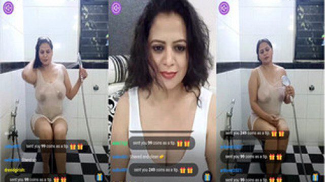 Most Demanded Sapna Sappu Nude Bath See Through Nipples Live Show